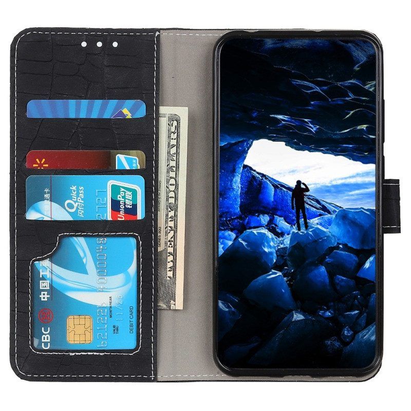 Flip Case Für Xiaomi Redmi Note 12 5G Krokodilkraft