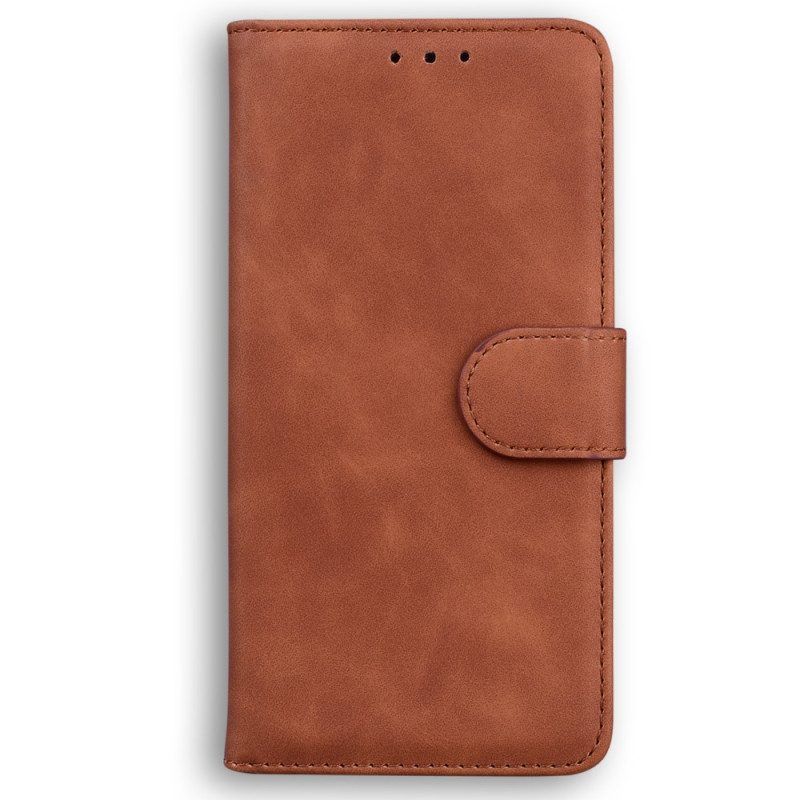 Flip Case Für Xiaomi Redmi Note 12 5G Kunstleder. Einfarbig