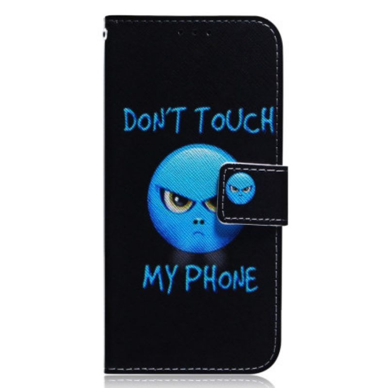 Flip Case Für Xiaomi Redmi Note 12 5G Mit Kordel Lanyard-emoji-telefon