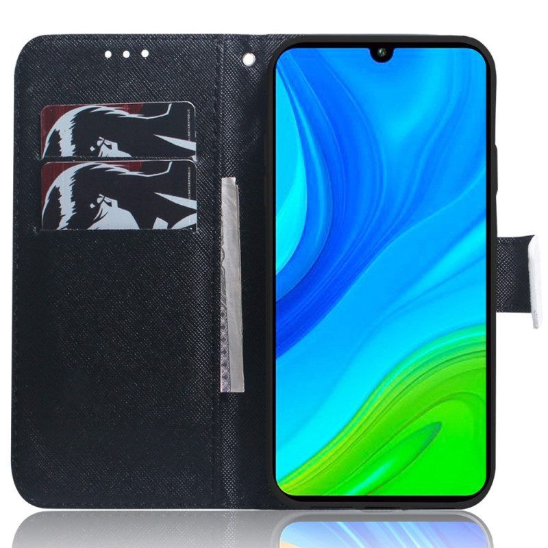 Flip Case Für Xiaomi Redmi Note 12 5G Mit Kordel Lanyard-emoji-telefon