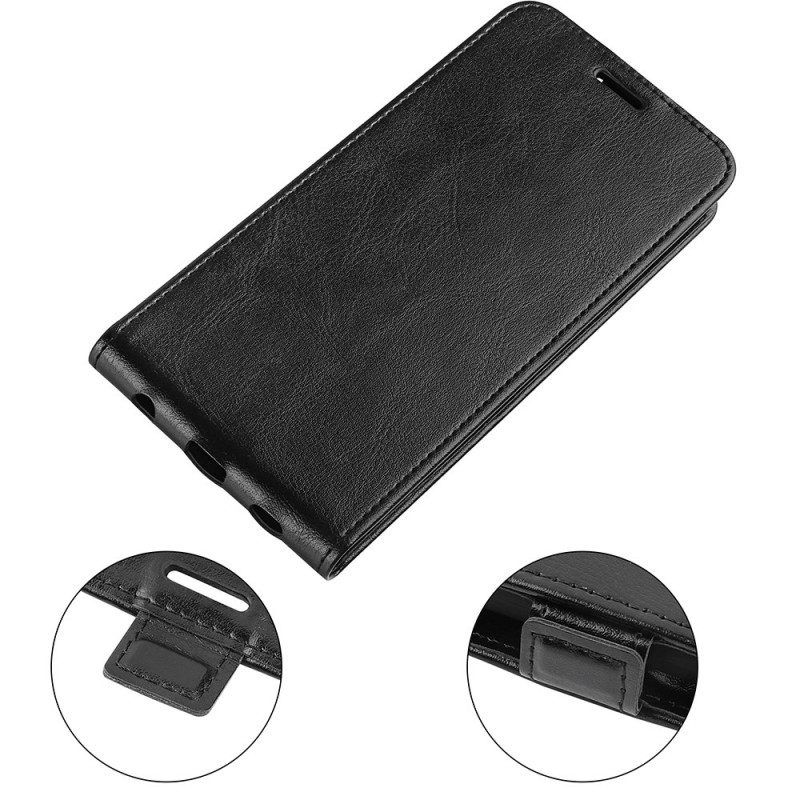 Lederhüllen Für Xiaomi Redmi Note 12 5G Flip Case Vertikale Klappe