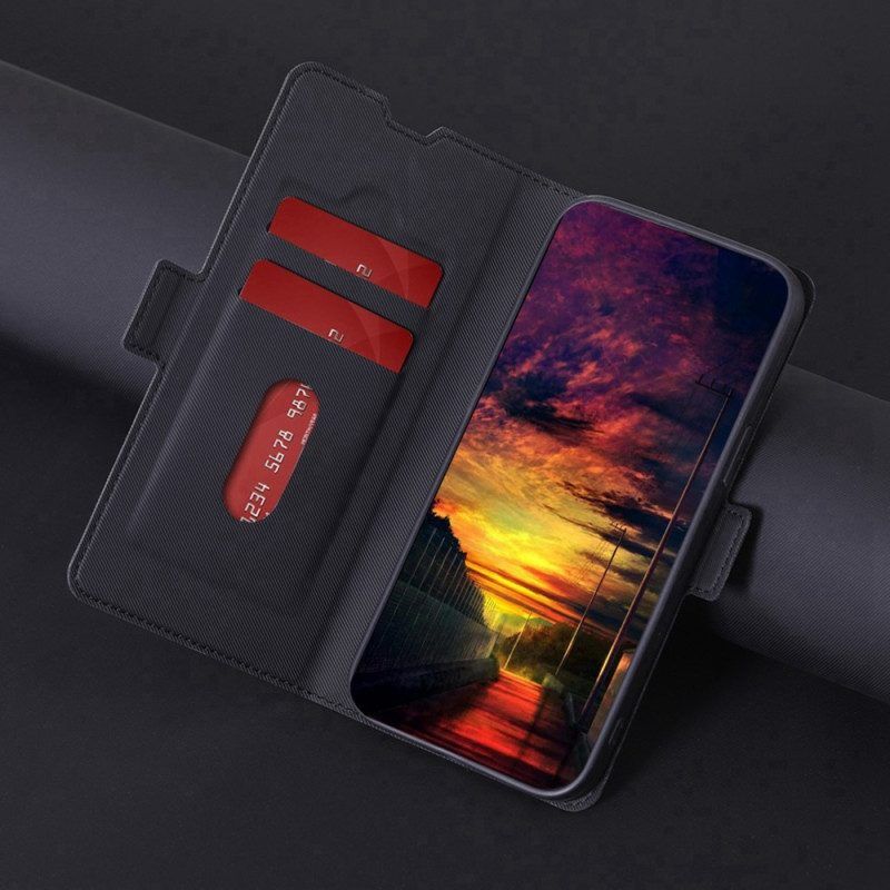 Lederhüllen Für Xiaomi Redmi Note 12 5G Ultrafeine Bicolor
