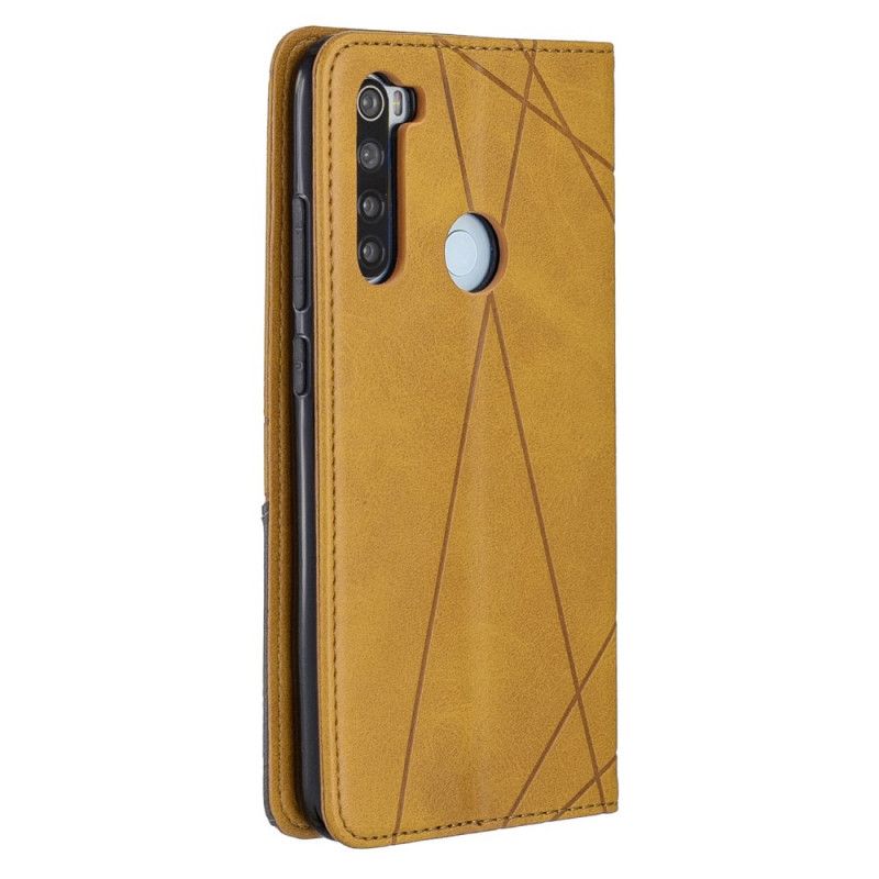 Flip Case Xiaomi Redmi Note 8 Schwarz Künstlerstil