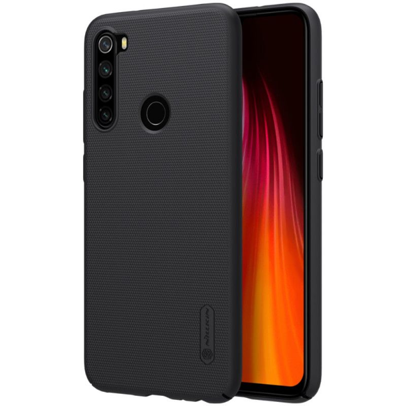 Hülle Für Xiaomi Redmi Note 8 Schwarz Starrer Gefrosteter Nillkin