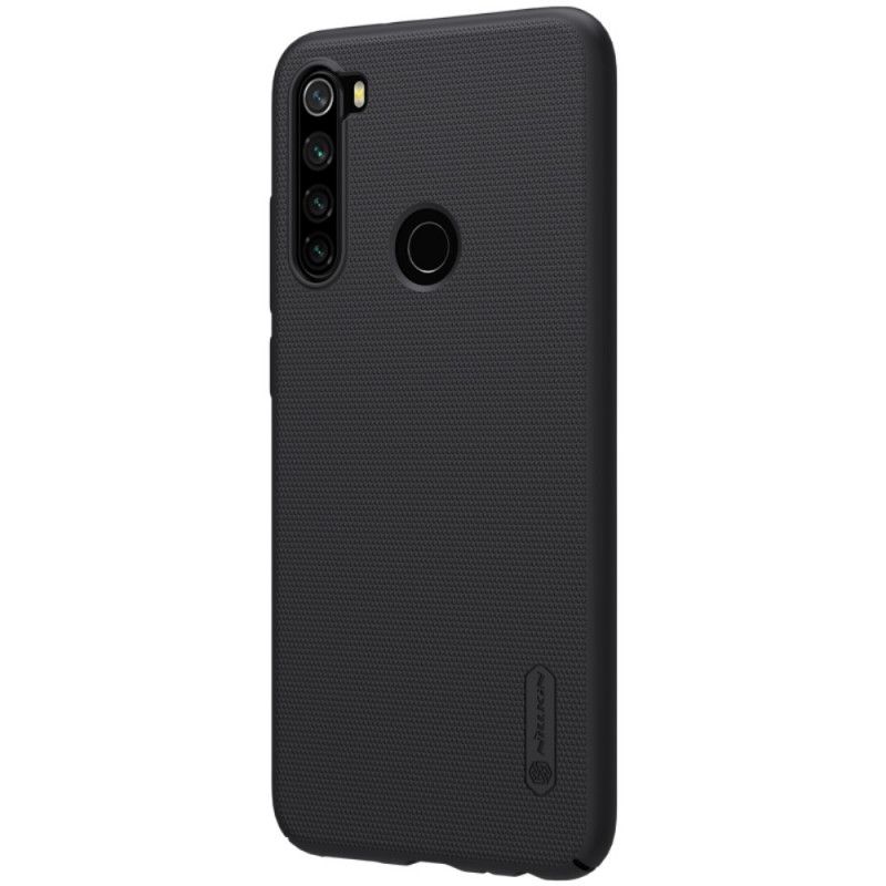 Hülle Für Xiaomi Redmi Note 8 Schwarz Starrer Gefrosteter Nillkin