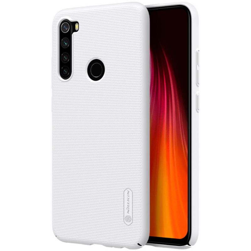 Hülle Für Xiaomi Redmi Note 8 Schwarz Starrer Gefrosteter Nillkin