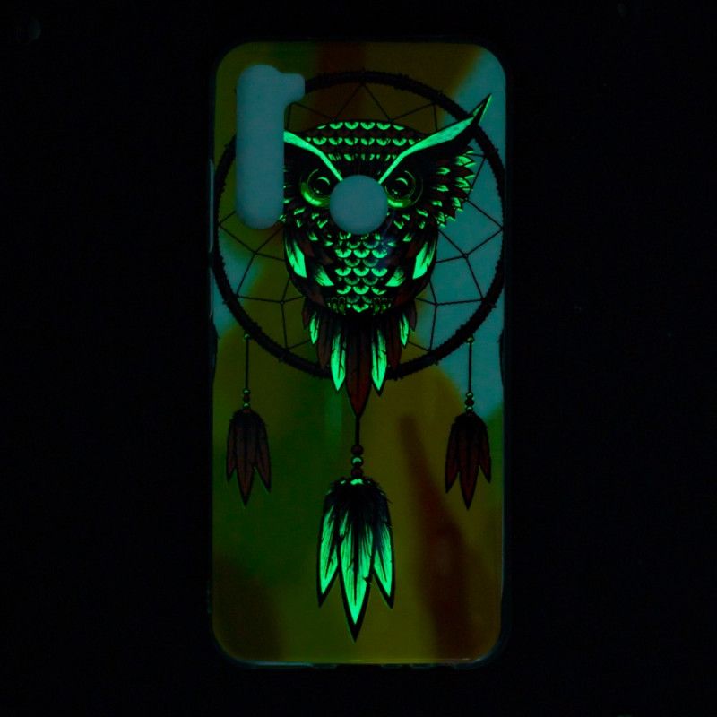 Hülle Xiaomi Redmi Note 8 Fluoreszierender Eulentraumfänger