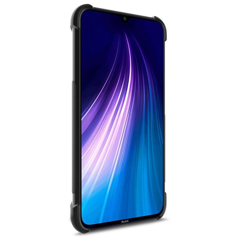 Hülle Xiaomi Redmi Note 8 Handyhülle Imak Gebürstete Kohlefaser