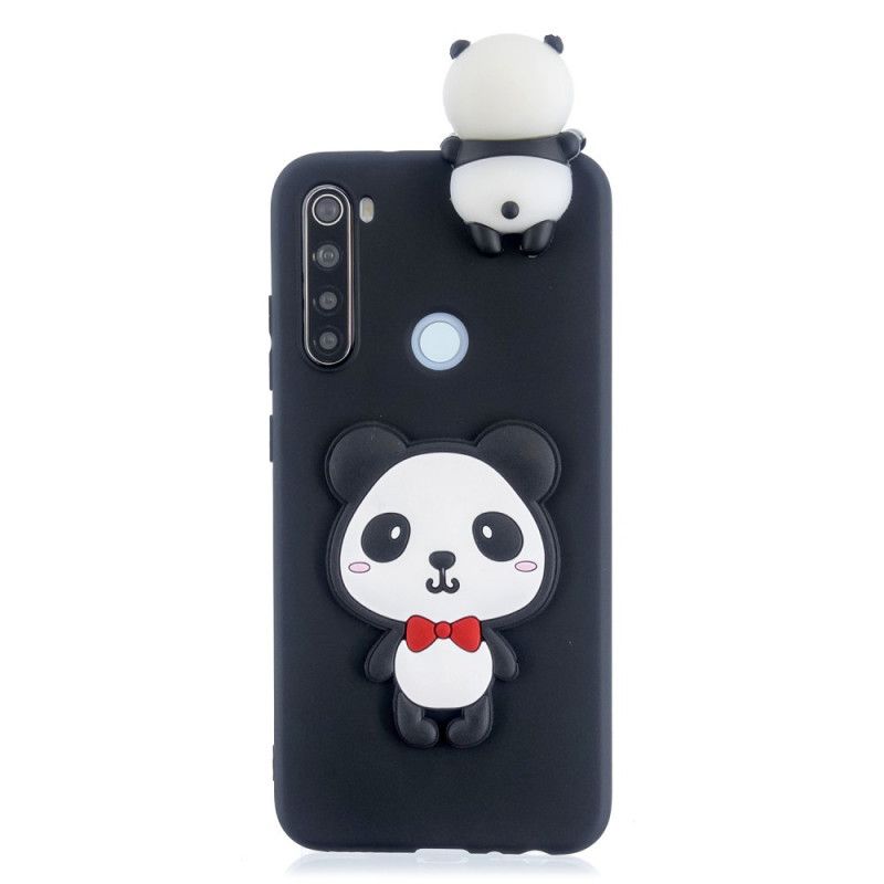 Hülle Xiaomi Redmi Note 8 Rot 3D Mein Panda