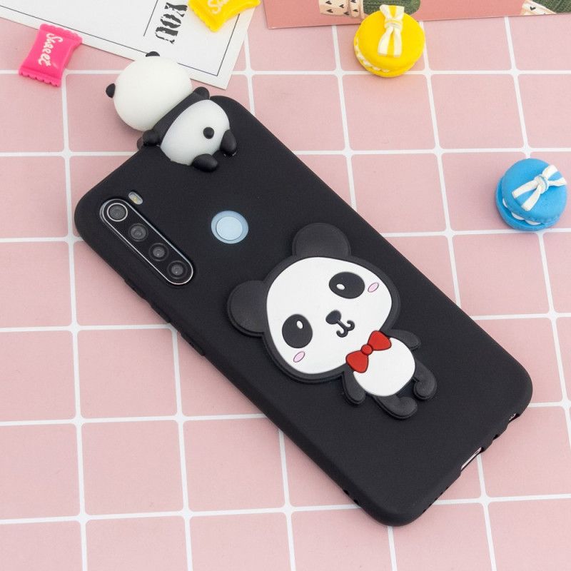 Hülle Xiaomi Redmi Note 8 Rot 3D Mein Panda