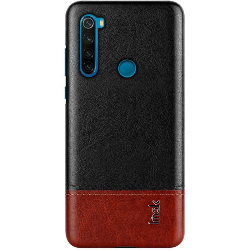 Hülle Xiaomi Redmi Note 8 Rot Ledereffekt Der Imak Ruiyi-Serie