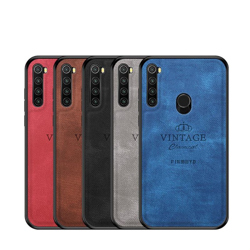 Hülle Xiaomi Redmi Note 8 Schwarz Ehrenwerter Vintage Pinwuyo