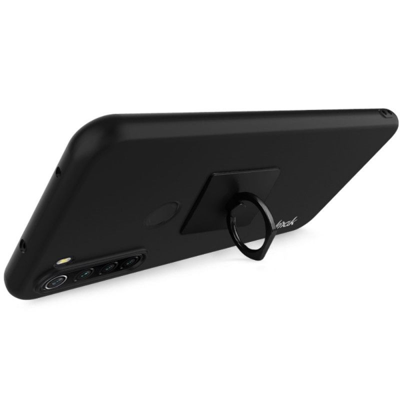 Hülle Xiaomi Redmi Note 8 Schwarz Seidenserie