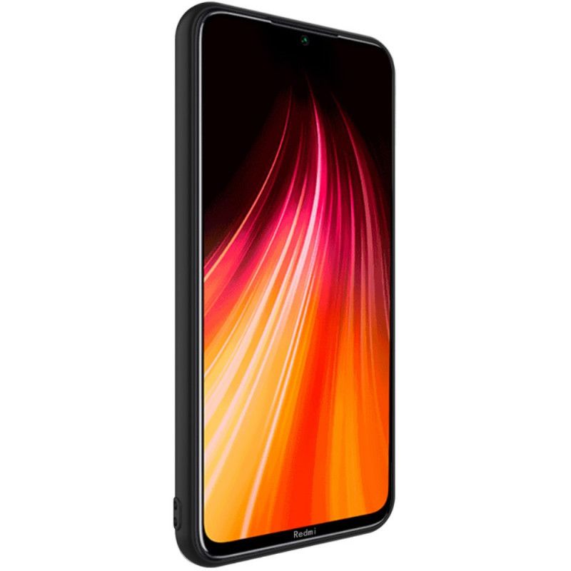 Hülle Xiaomi Redmi Note 8 Schwarz Seidenserie