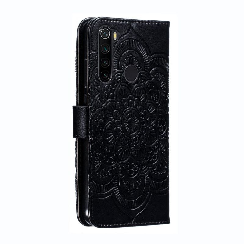 Lederhüllen Für Xiaomi Redmi Note 8 Hellblau Gesamtes Mandala