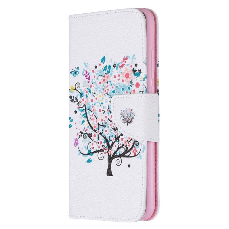 Lederhüllen Xiaomi Redmi Note 8 Blühender Baum