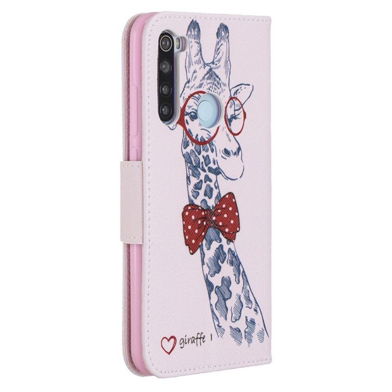 Lederhüllen Xiaomi Redmi Note 8 Nerd-Giraffe