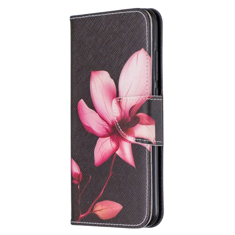 Lederhüllen Xiaomi Redmi Note 8 Rosa Blume