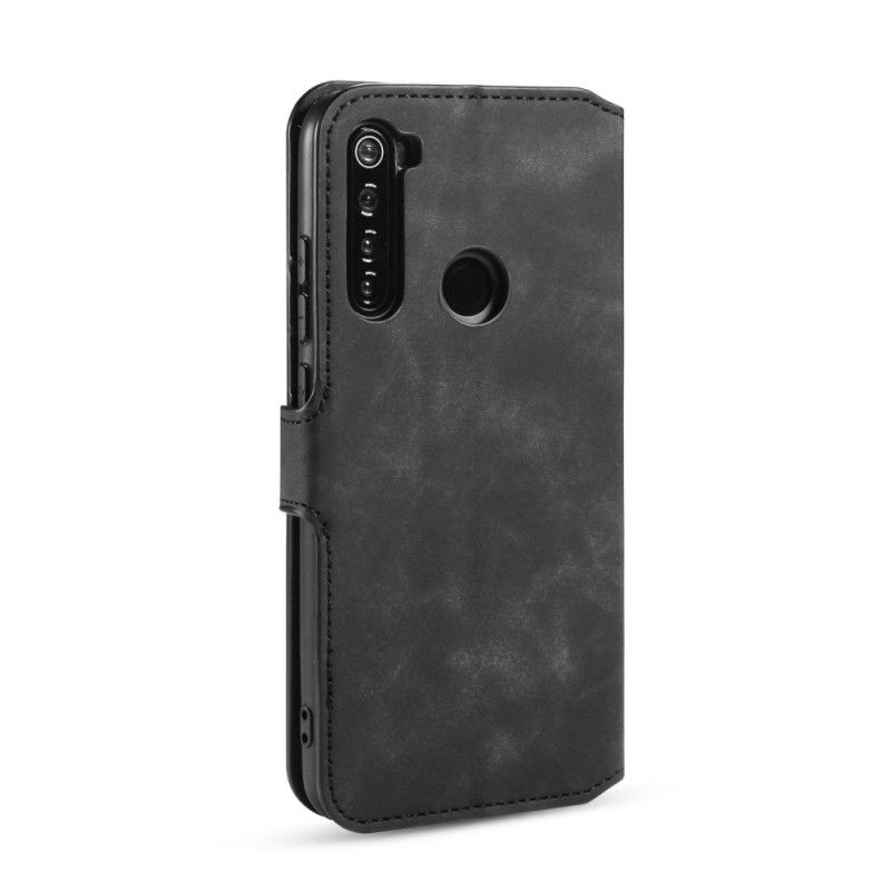 Lederhüllen Xiaomi Redmi Note 8 Schwarz Retro Dg.Ming