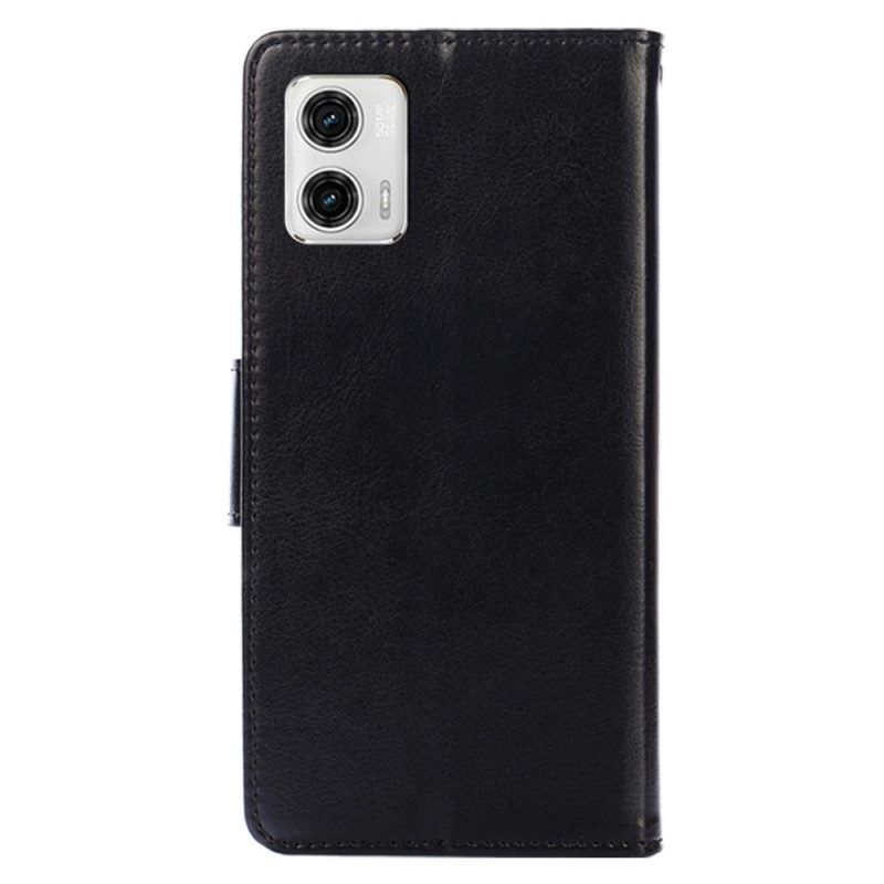 Flip Case Für Moto G73 5G Jahrgang