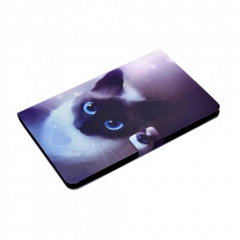 Lederhüllen Huawei Matepad New Handyhülle Blauäugige Katze