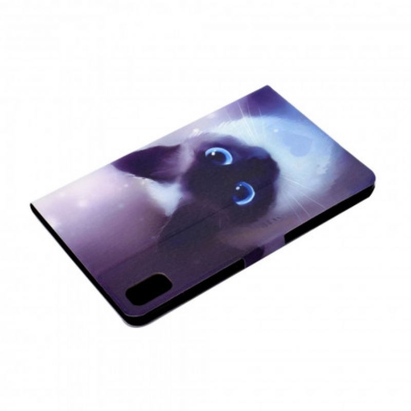 Lederhüllen Huawei Matepad New Handyhülle Blauäugige Katze