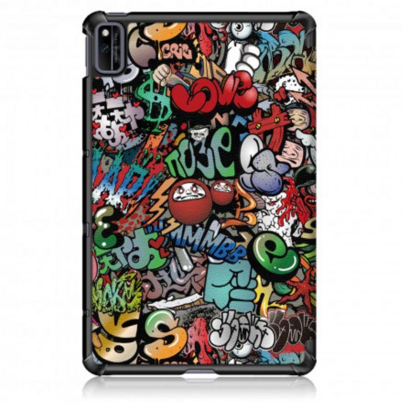 Smart Case Huawei Matepad New Verstärkter Graffiti-spaß