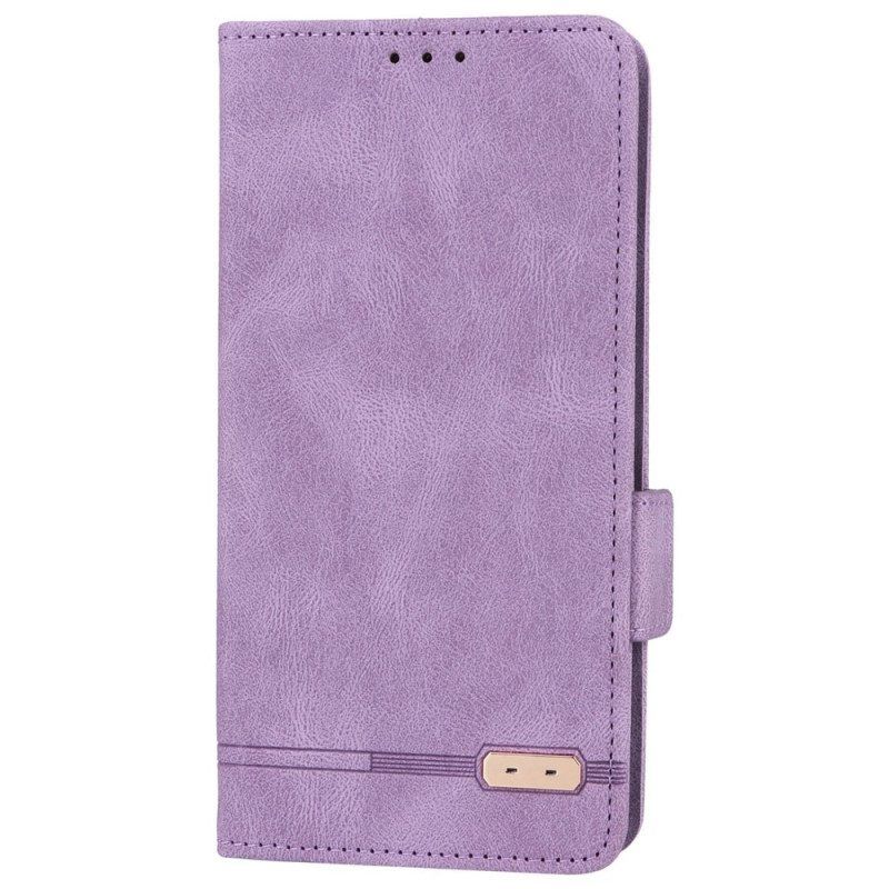 Flip Case Für Samsung Galaxy M13 Subtile Eleganz