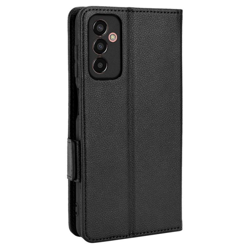 Flip Case Für Samsung Galaxy M13 Ultrafeines Lychee-kunstleder