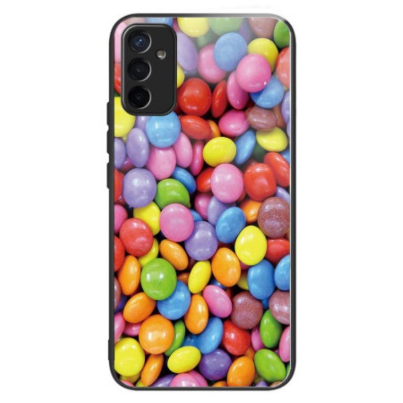 Handyhülle Für Samsung Galaxy M13 Süßigkeiten Aus Gehärtetem Glas