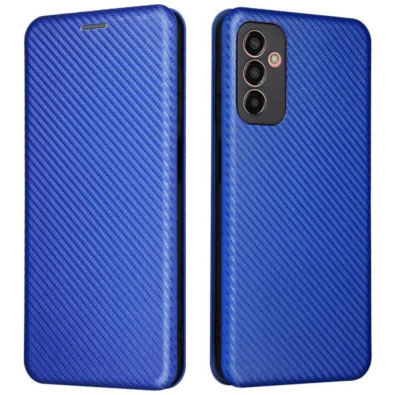 Schutzhülle Für Samsung Galaxy M13 Flip Case Kohlefaser