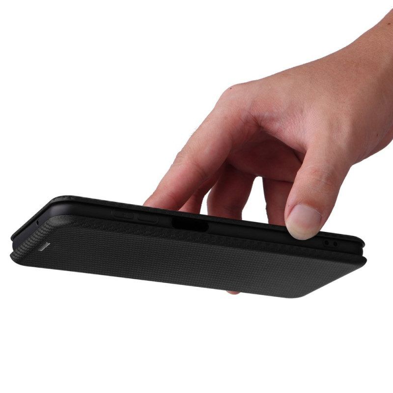 Schutzhülle Für Samsung Galaxy M13 Flip Case Kohlefaser