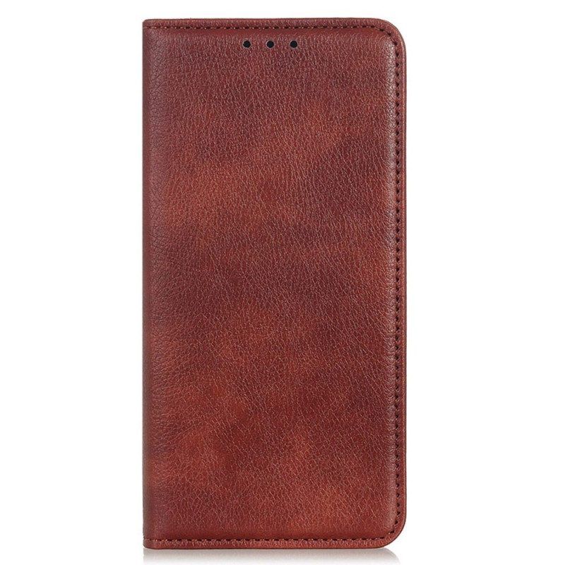 Schutzhülle Für Samsung Galaxy M13 Flip Case Litschi-spaltleder