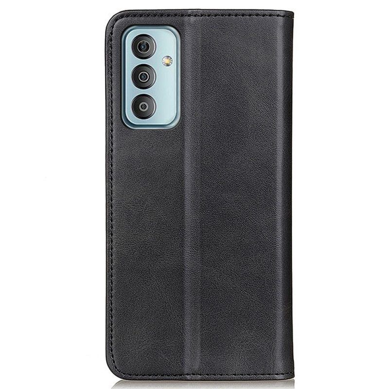 Schutzhülle Für Samsung Galaxy M13 Flip Case Spaltleder