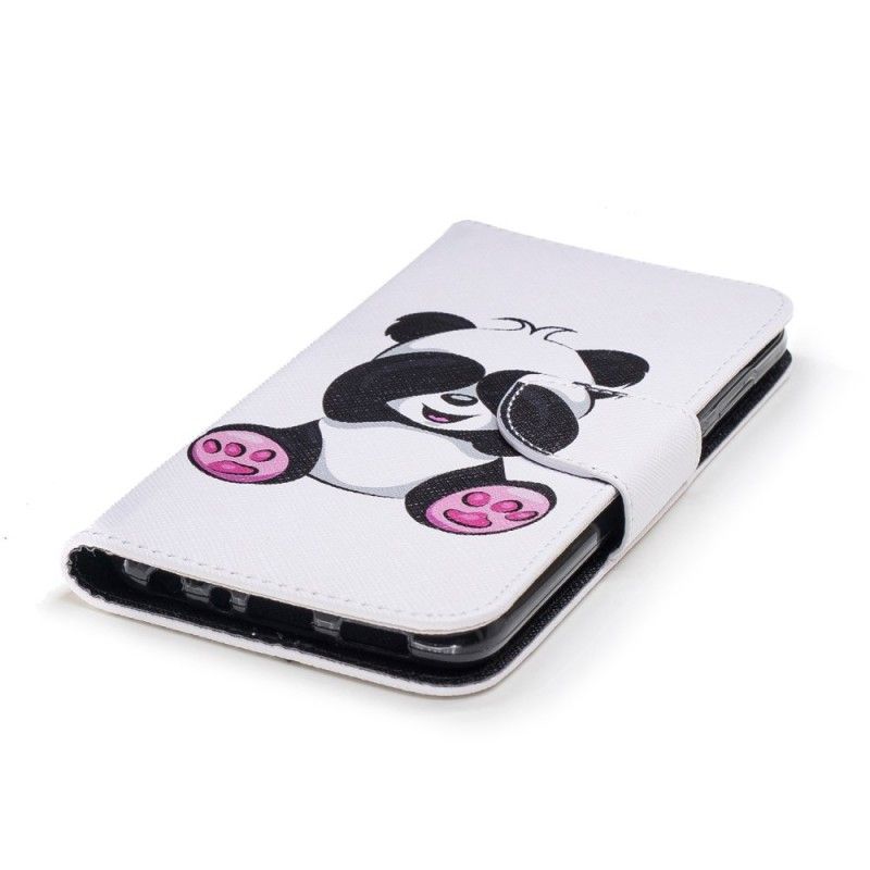 Lederhüllen Huawei P Smart Handyhülle Lustiger Panda