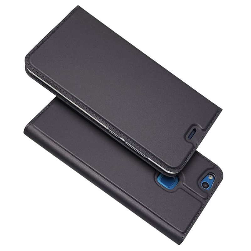 Flip Case Huawei P10 Lite Schwarz Magnetverschluss