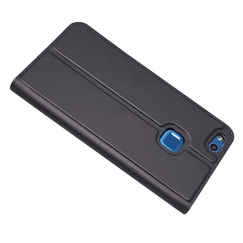 Flip Case Huawei P10 Lite Schwarz Magnetverschluss