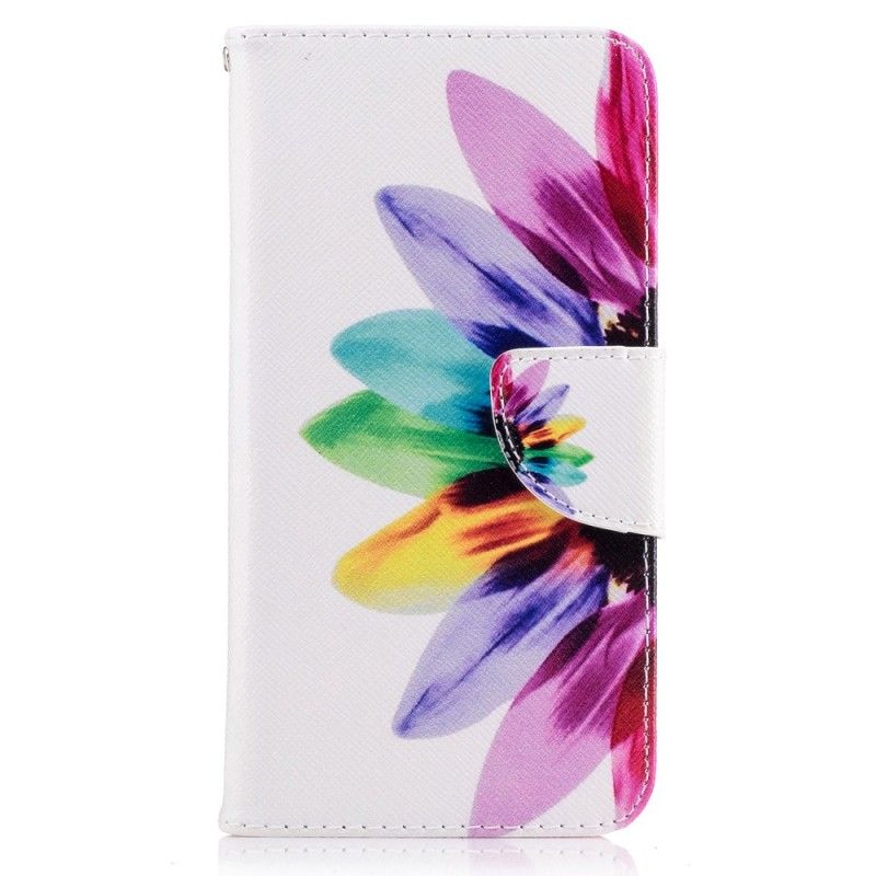 Lederhüllen Für Huawei P10 Lite Aquarellblume