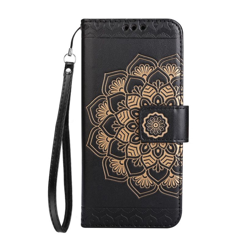 Lederhüllen Huawei P10 Lite Braun Schickes Mandala