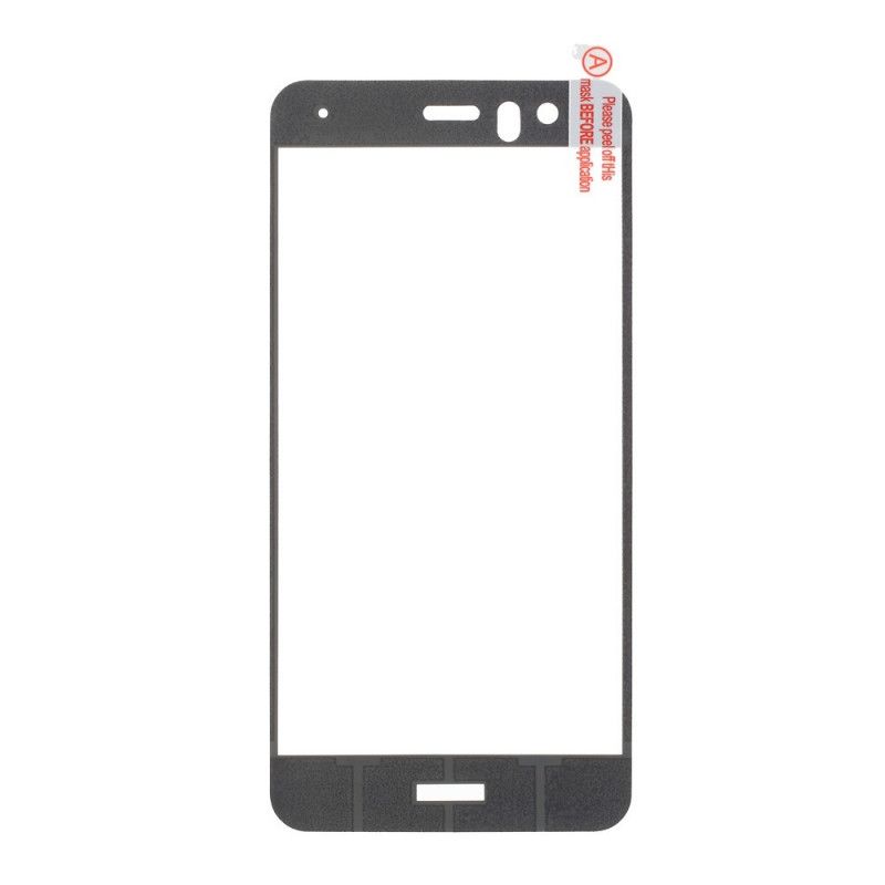 Schutz Aus Gehärtetem Glas Huawei P10 Lite Schwarz