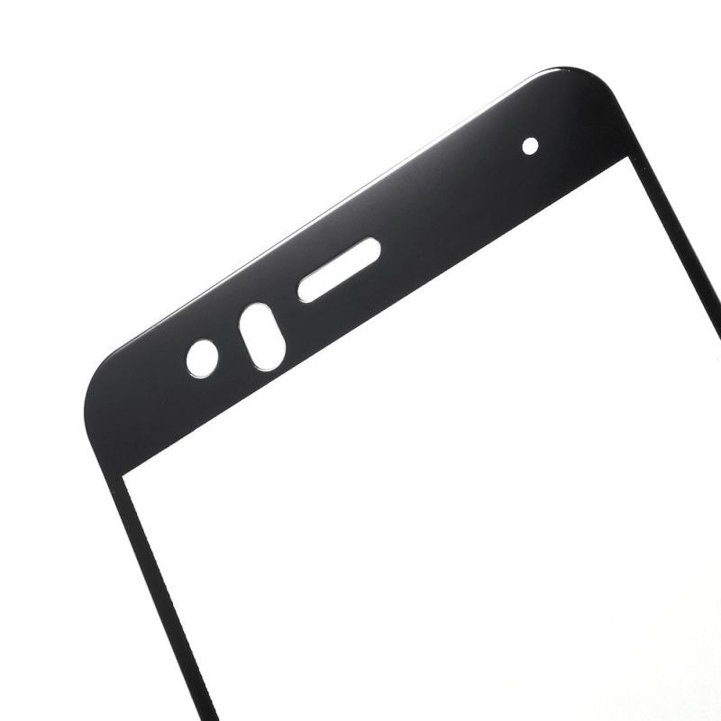 Schutz Aus Gehärtetem Glas Huawei P10 Lite Schwarz