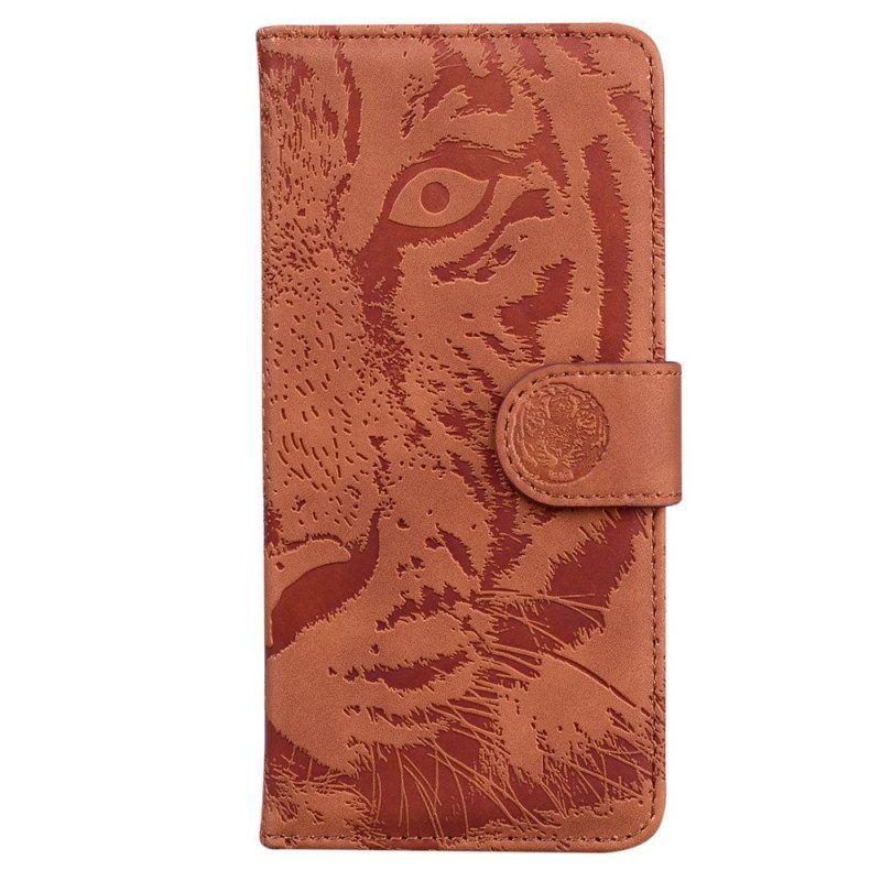 Flip Case Für Samsung Galaxy A54 5G Tiger