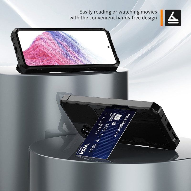 Hülle Für Samsung Galaxy A54 5G Integrierter Kartenhalter