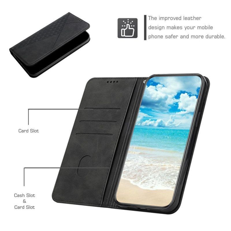 Schutzhülle Für Samsung Galaxy A54 5G Flip Case Stil Leder 3d-muster