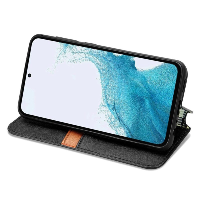 Schutzhülle Für Samsung Galaxy A54 5G Flip Case Vintage 3d-muster