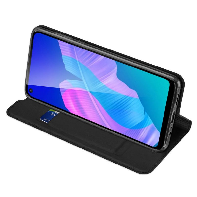 Flip Case Huawei P40 Lite E / Y7p Schwarz Pro-Dux-Ducis-Haut