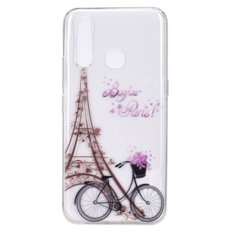 Hülle Für Huawei P40 Lite E / Y7p Transparent Hallo Paris