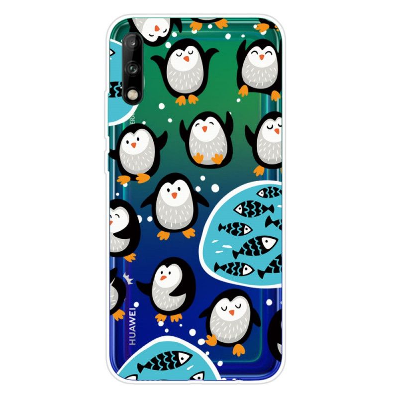 Hülle Huawei P40 Lite E / Y7p Pinguine Und Fische