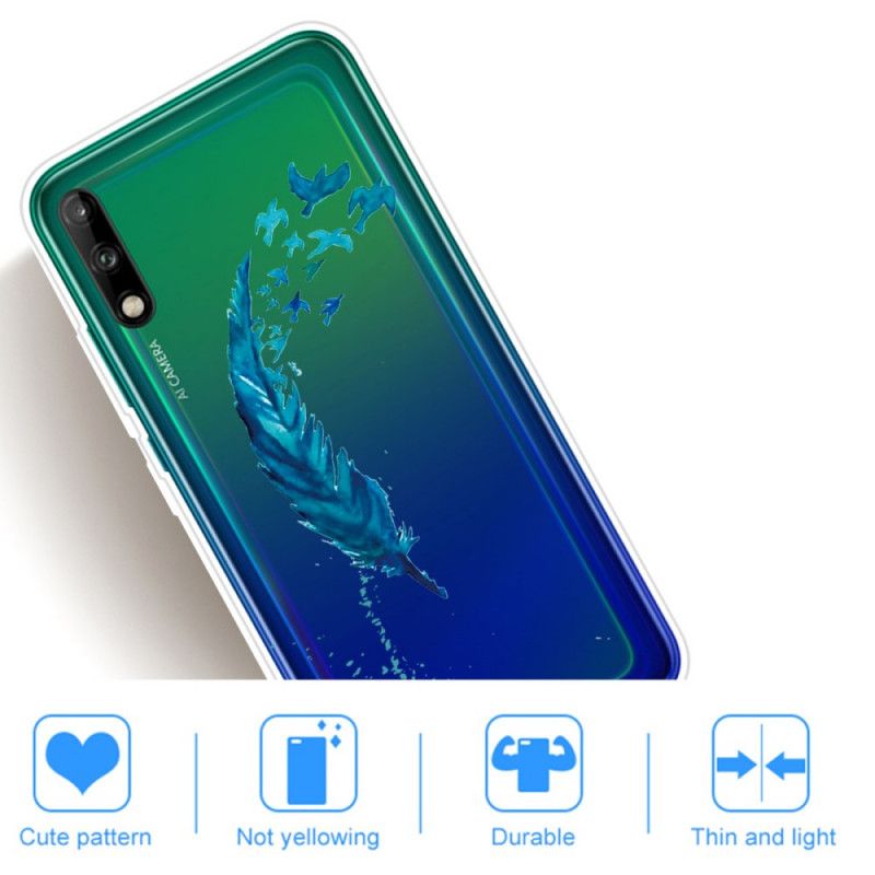 Hülle Huawei P40 Lite E / Y7p Schöne Feder