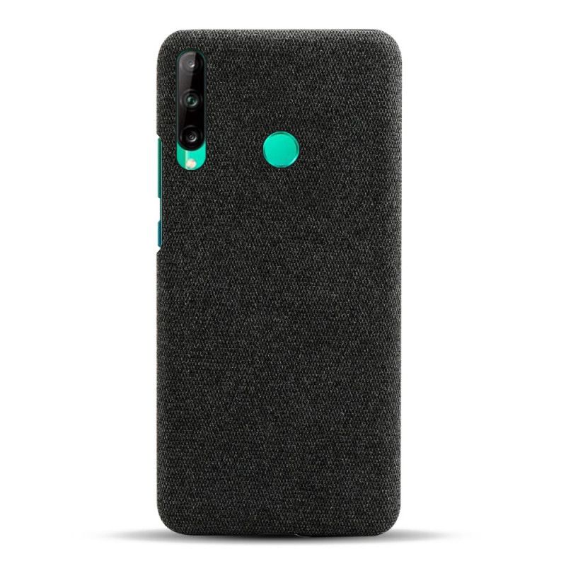 Hülle Huawei P40 Lite E / Y7p Schwarz Ksq Schicker Stoff